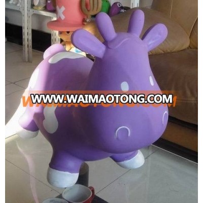 kids cow hopper inflatable cow jumping animal toys